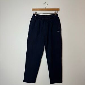 Graf Lantz 100% Organic Cotton sweatpants in navy blue size small